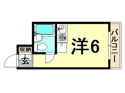 パークキューブ西ヶ原ステージ(1LDK/1階)の間取り写真