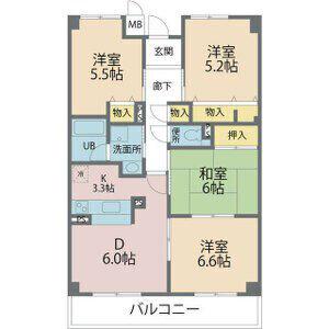 エスタブレ(4LDK/2階)の間取り写真