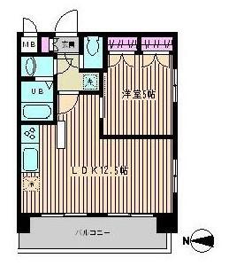 チェスターハウス本郷(1LDK/3階)の間取り写真