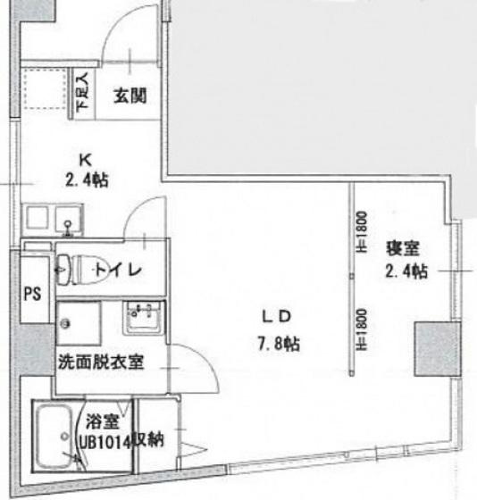 M TERRACE住吉(1LDK/2階)の間取り写真