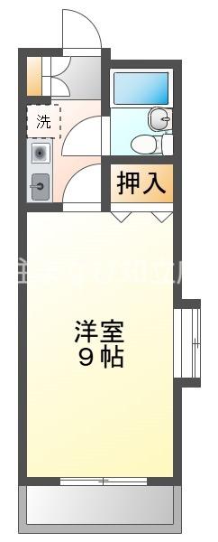 サンコートYOSIKAWA(1K/2階)の間取り写真