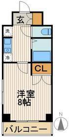 BLUROCK秋葉原(1K/10階)の間取り写真