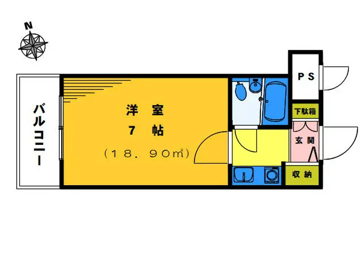 ライオンズマンション江古田第3 3階階 間取り