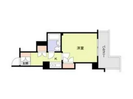 SQUAREHOUSE SHINNAKANO203(1K/2階)の間取り写真