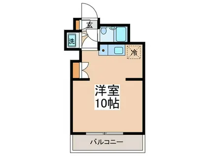 TOP・明大前第3(ワンルーム/4階)の間取り写真
