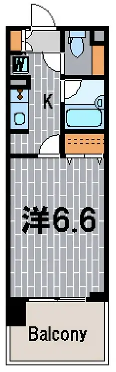 ドゥーエ横濱台町 13階階 間取り
