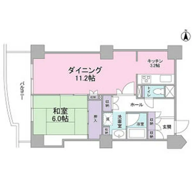 文京グリーンコートビュータワー本駒込B棟 20階階 間取り