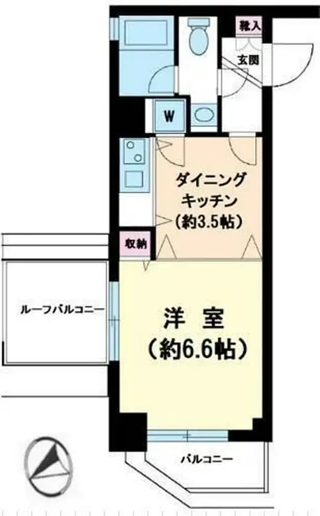パレステュディオ小石川後楽園 4階階 間取り