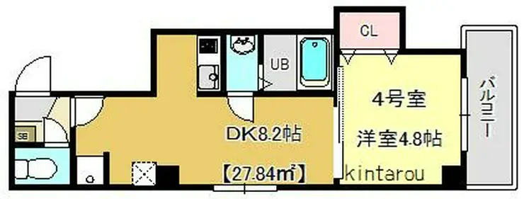イルチェントロ本千葉駅前 3階階 間取り