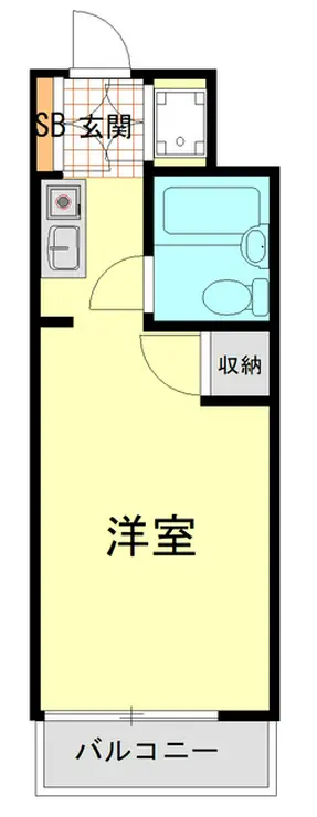 サンホワイト磯子 1階階 間取り