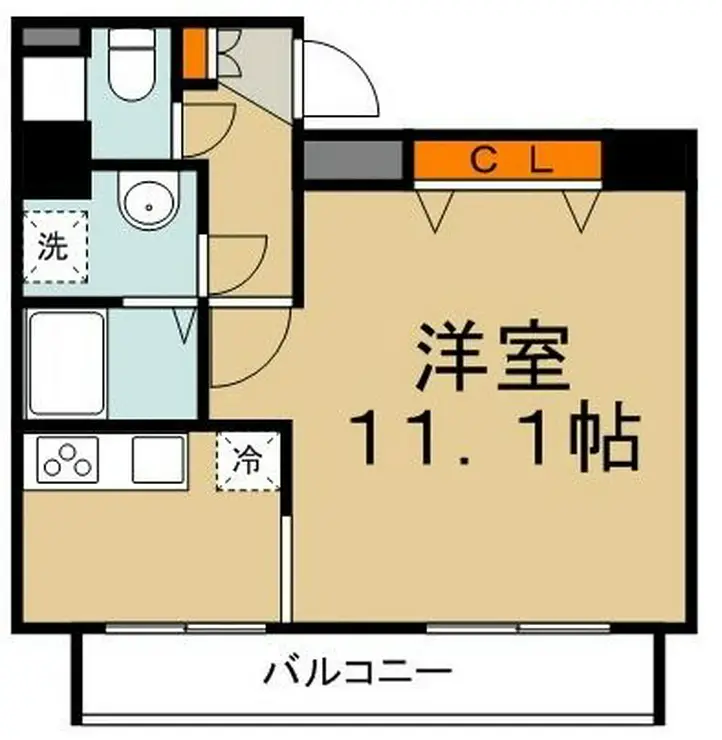 POWERHOUSE/大師 8階階 間取り