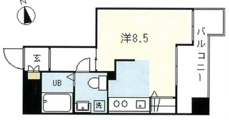 サンフォニー 7階階 間取り