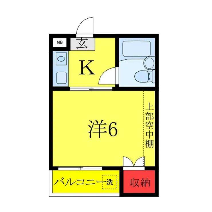 フラット上板橋 2階階 間取り