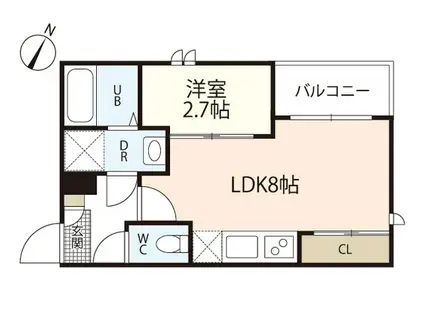 REGALEST-SMART SALVIA(1LDK/3階)の間取り写真