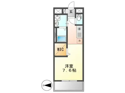 丸の内エンブルコート(ワンルーム/12階)の間取り写真