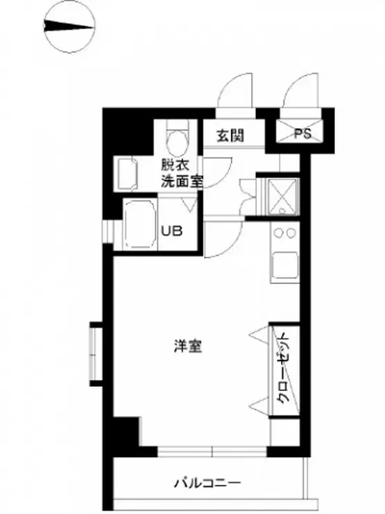 スカイコート両国壱番館 11階階 間取り