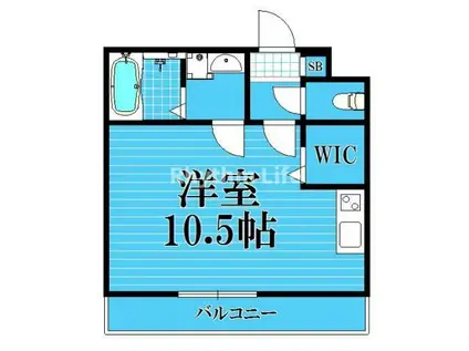 コンフォート大和田(1K/2階)の間取り写真