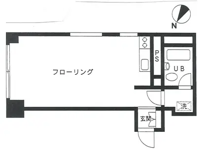 トーア文京マンション(ワンルーム/4階)の間取り写真