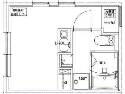 マリスタ練馬(ワンルーム/2階)の間取り写真