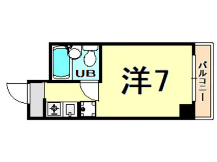 アイローズ立花(ワンルーム/2階)の間取り写真