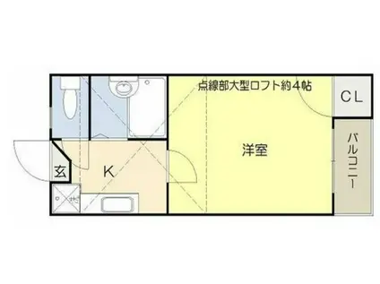 シャトー新大塚(1K/2階)の間取り写真