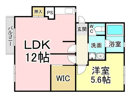 コーポ三好パート2(1LDK/2階)の間取り写真