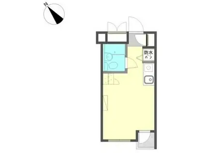 ムツミビル(ワンルーム/3階)の間取り写真