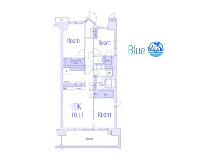 インプレスト横濱鶴ヶ峰ウエスト(3LDK/6階)の間取り写真