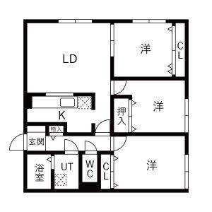 グランパ81(3LDK/2階)の間取り写真