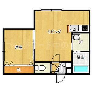 レジナス澄川(1LDK/2階)の間取り写真