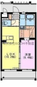 STILL上東(1LDK/2階)の間取り写真