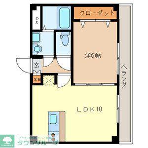 アンジェリーナ 916218(1LDK/3階)の間取り写真