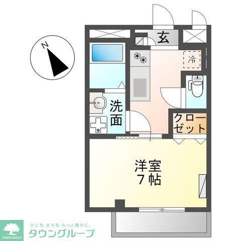 レアリゼREALISER(1K/3階)の間取り写真