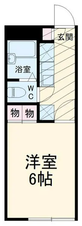 レオパレスマグノーリア 2階階 間取り