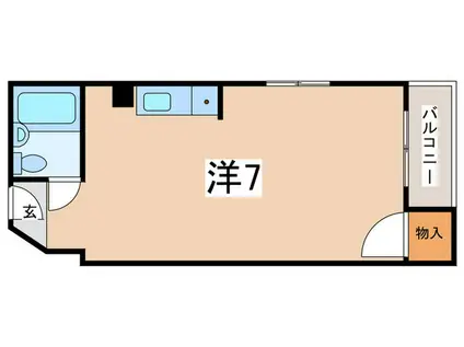 RIZE ONE 阿倍野II(ワンルーム/3階)の間取り写真