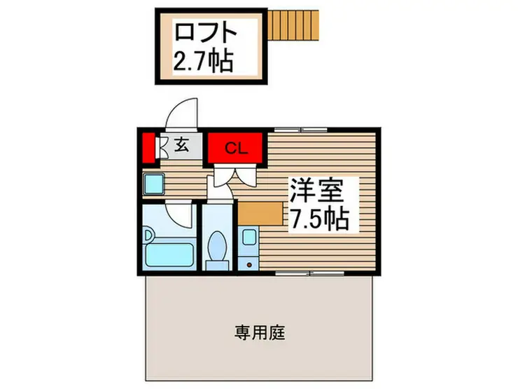 メゾンドカンパーニュ 1階階 間取り