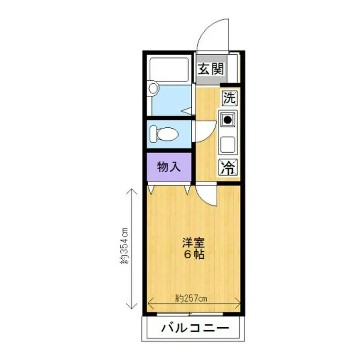 リバー久地 1階階 間取り