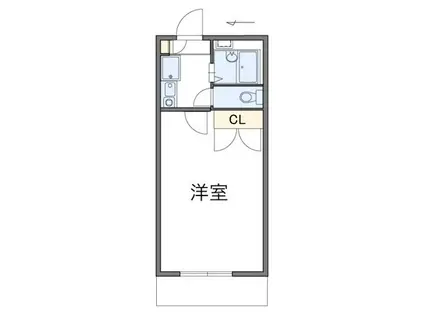 VICTORY(1K/1階)の間取り写真