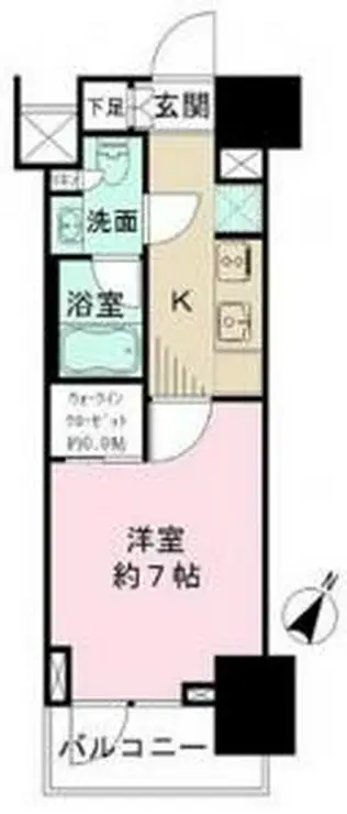 ザ・パークワンズ品川戸越 10階階 間取り