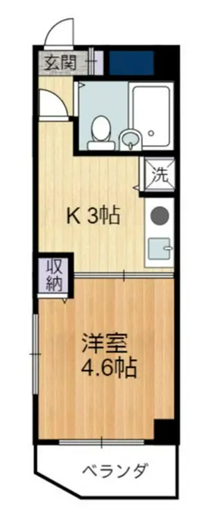 ヘリオス378立川 2階階 間取り