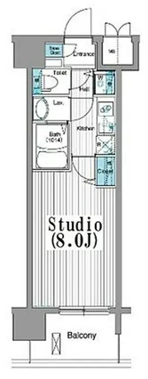 グランド・ガーラ銀座 14階階 間取り