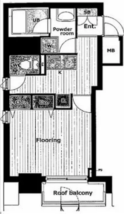パレステュディオ浜松町 8階階 間取り