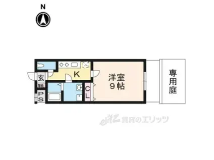 メゾン・コパン(1K/1階)の間取り写真