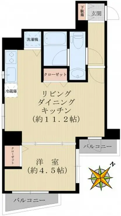 ラグジュアリーアパートメント文京千石#01 5階階 間取り