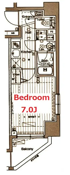 ガーラ・グランディ横濱関内 10階階 間取り