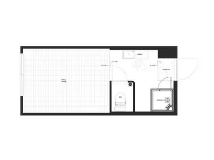 メゾン・ド・シェリー(ワンルーム/2階)の間取り写真