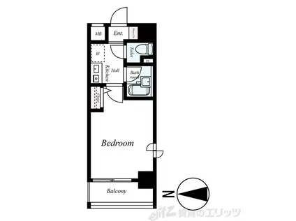 エスリード新大阪第7(1K/3階)の間取り写真