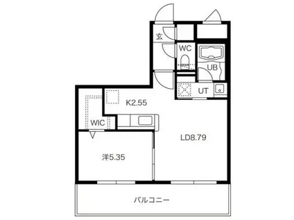 VILLETTA山の手(1LDK/3階)の間取り写真