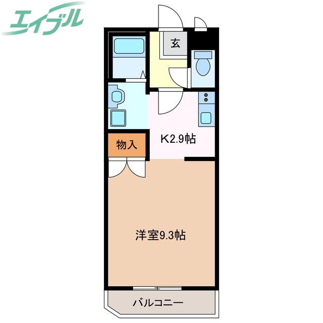 ユーミー日永マンション(1K/1階)の間取り写真