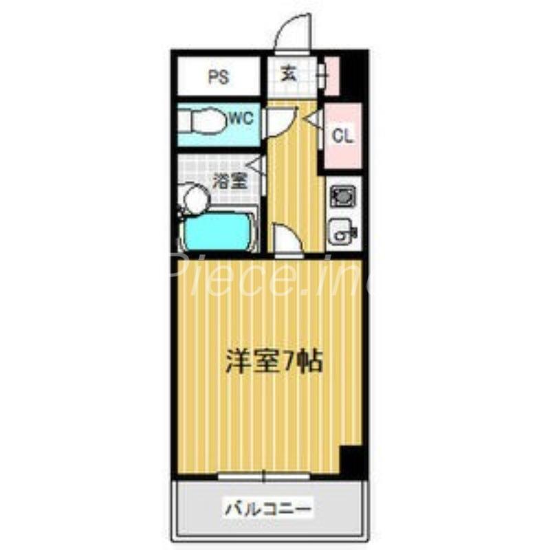 リアライズ西淡路(1K/6階)の間取り写真